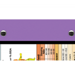 WhiteCoat Clipboard® Trifold - Lilac Flight Medic Edition